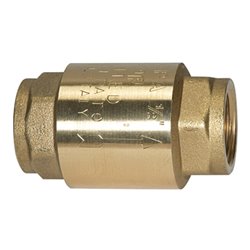 Riegler Rückschlagventil, voller Durchgang, Messing, G 2, 0,01 - 0,03 bar