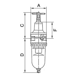 Riegler Filterregler »Standard«, mit Polycarbonatbehälter, BG 4, G 1, 678.43 K-HA P