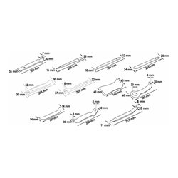 VIGOR Lösehebel Satz V1371 11 teilig