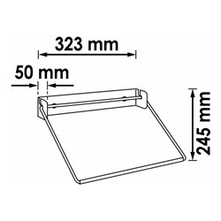 VIGOR Papierrollen-Halter schwenkbar V6397