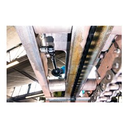 HAZET Ratschenschrauber, extra lang 9022P-XLG Vierkant massiv 12,5 mm (1/2 Zoll)