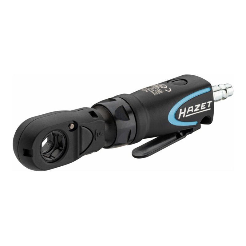 HAZET Mini Multifunktions-Ratschenschrauber 9023M-1 Vierkant massiv 6,3 mm (1/4 Zoll), Vierkant massiv 10 mm (3/8 Zoll), Sechska