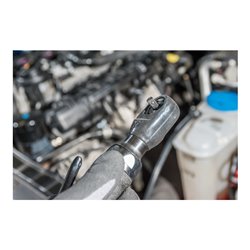 HAZET Mini Multifunktions-Ratschenschrauber 9023M-1 Vierkant massiv 6,3 mm (1/4 Zoll), Vierkant massiv 10 mm (3/8 Zoll), Sechska