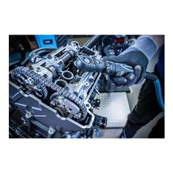 HAZET Mini Multifunktions-Ratschenschrauber 9023M-1 Vierkant massiv 6,3 mm (1/4 Zoll), Vierkant massiv 10 mm (3/8 Zoll), Sechska