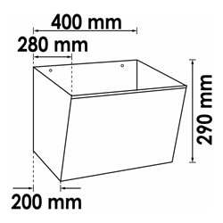 VIGOR Abfall-Behälter V6395