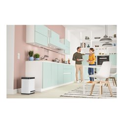 Hailo Öko duo Plus M, Tret-Mülltrenner, 2x9 ltr, Weiß