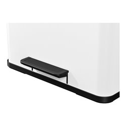 Hailo Öko duo Plus L, Tret-Mülltrenner, 17 + 9 ltr, Weiß