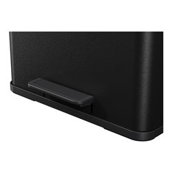 Hailo Öko duo Plus L, Tret-Mülltrenner, 17 + 9 ltr, Schwarz