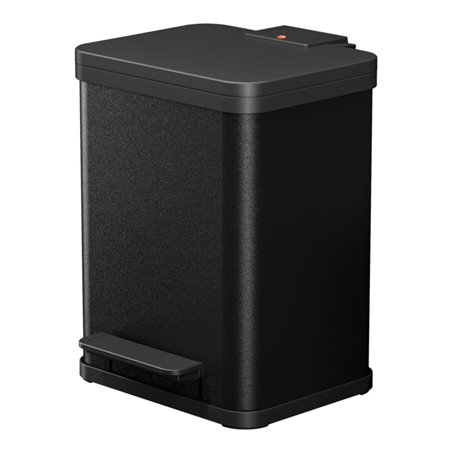 Hailo Öko duo Plus M, Tret-Mülltrenner, 2x9 ltr, Schwarz