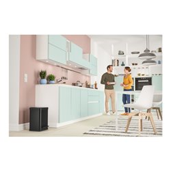 Hailo Öko duo Plus M, Tret-Mülltrenner, 2x9 ltr, Schwarz