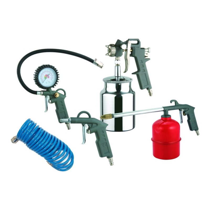 Aerotec Druckluftset 5 tlg. - Saugbecher