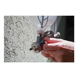 Aerotec Lackierpistole TECH ST 1,5 mm Düse mit PP Fließbecher