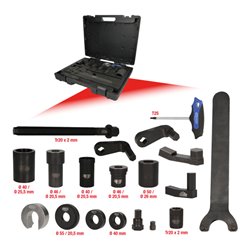 KS Tools Bremsen-Werkzeug-Satz für BPW, 19-tlg.
