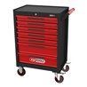 KS Tools ECOline SCHWARZ/ROT Werkstattwagen mit 7 Schubladen