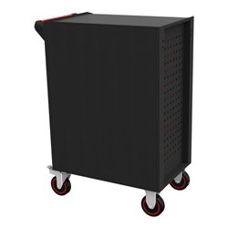 KS Tools ECOline SCHWARZ/ROT Werkstattwagen mit 7 Schubladen