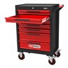 KS Tools ECOline SCHWARZ/ROT Werkstattwagen mit 7 Schubladen