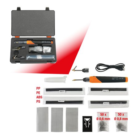 KS Tools Akku-Kunststoffreparatur-Satz, 134-tlg.