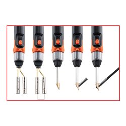 KS Tools Akku-Kunststoffreparatur-Satz, 134-tlg.