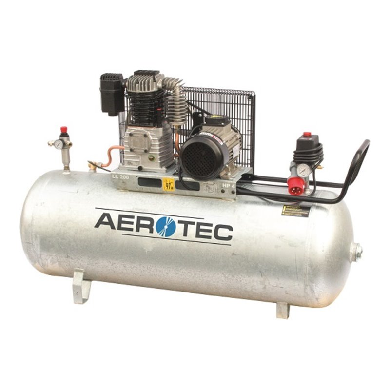 Aerotec 550-200 Z PRO liegend - 400 Volt verzinkt Kessel Behälter