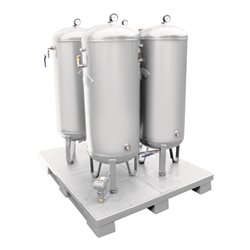 Aerotec Kesselbatterie 4 x 90L - 11 bar verzinkt