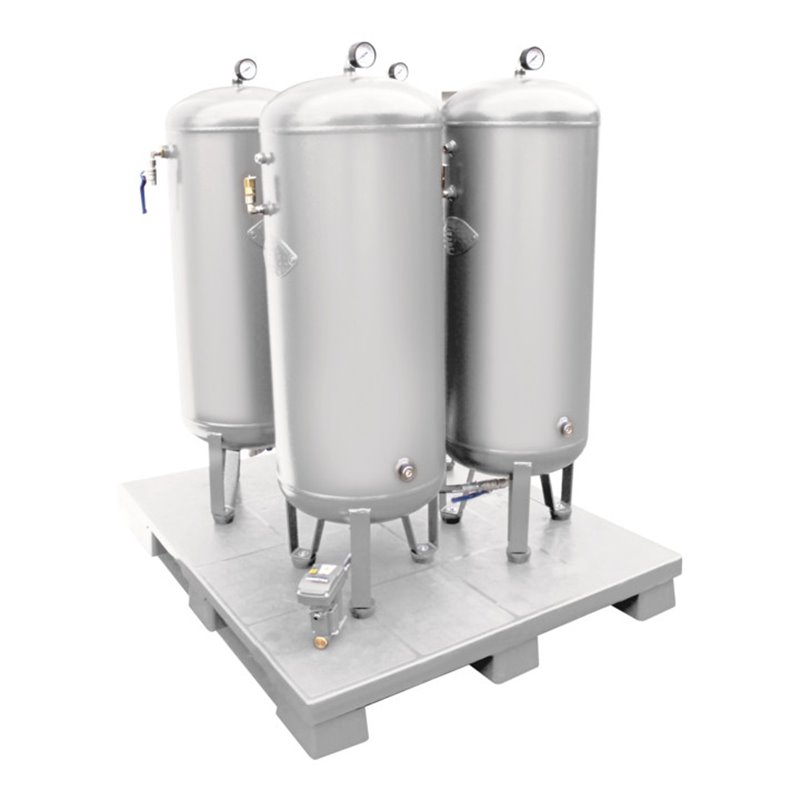 Aerotec Kesselbatterie 4 x 90L - 11 bar verzinkt