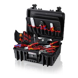 KNIPEX 00 21 35 Werkzeugkoffer 'Robust23' Elektro 25-teilig 370 mm