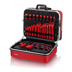 KNIPEX 98 99 15 Werkzeugkoffer 'BIG Twin Move RED' Elektro Kompetenz 42-teilig 290 mm