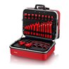 KNIPEX 98 99 15 Werkzeugkoffer 'BIG Twin Move RED' Elektro Kompetenz 42-teilig 290 mm