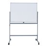 STIER Mobiles Whiteboard 1200x900mm magnetisch mit Fahrgestell