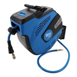 BGS Druckluftschlauch mit Aufroller automatisch 12 m + 2 m