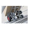 VARIOfit Aluminium Treppenkarre mit 2 fünfarmigen Radsternen und Luftbereifung Schaufel 300 x 285 mm