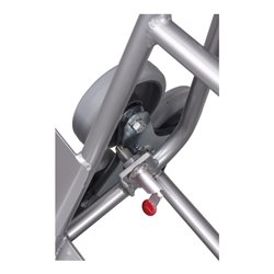 VARIOfit Aluminium Treppenkarre mit 2 dreiarmigen Radsternen Schaufel 300 x 255 mm