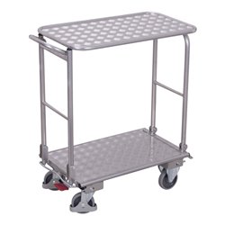 VARIOfit Aluminium Klappbügelwagen mit 2 Etagen