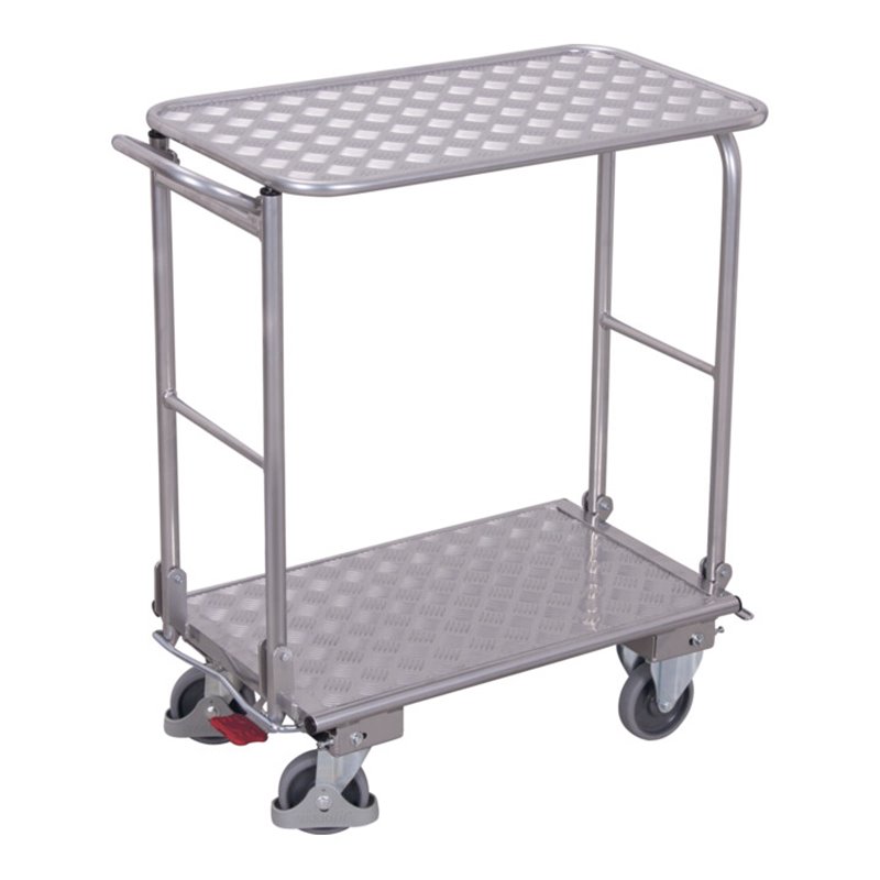 VARIOfit Aluminium Klappbügelwagen mit 2 Etagen
