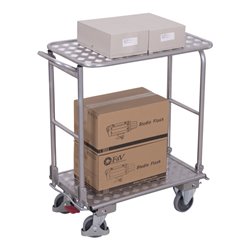 VARIOfit Aluminium Klappbügelwagen mit 2 Etagen