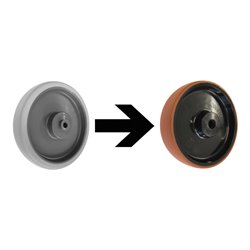 VARIOfit Mehrpreis Polyurethanräder 96° Shore/Satz