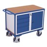 VARIOfit Werkstattwagen mit 1 Ladefläche 1 Schrank und 4 Schubladen Traglast 500 kg