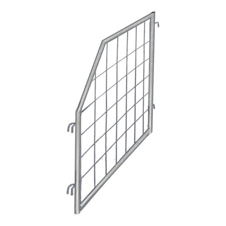 VARIOfit Palettenaufsatz Trenngitter verzinkt schräg Tiefe 750 mm Nutzhöhe 1.600/800 mm