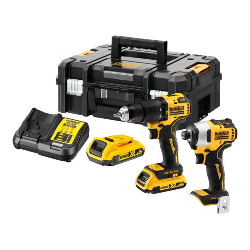 DEWALT Akku Kombopack 18 V / 2 Ah DCK2062D2T-QW