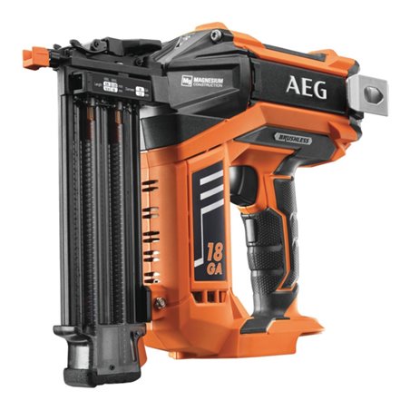 AEG Brushless Akku-Nagler B18N18 18V Solo-Version inkl. Gürtelclip im Transportkoffer