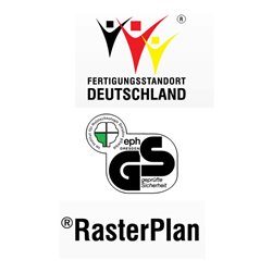 Kappes Werkzeughalter RasterPlan für MK-2 anthrazitgrau