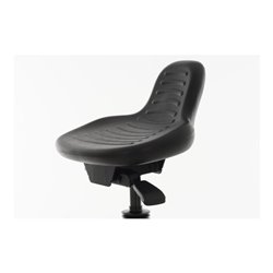 STIER Stehhilfe mit Gleitern Sitzhöhe 640-890 mm PU-Sitz mit Griffmulde