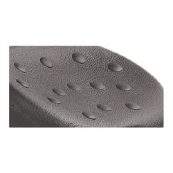 STIER Stehhilfe mit Stahlgestell schwarz Sitzhöhe 600-850 mm PU-Sitz