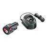 Bosch Akku Starter-Set: 1 x PBA 12 Volt, 1.5 Ah O-A Akku und GAL 1210 CV