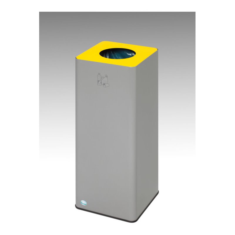 VAR Wertstoffsammelgeräte WSG Quadro 79, Aufsatz gelb (1023)