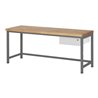 STIER Höhenverstellbare Werkbank Premium mit 1 Schublade BxTxH 2000x700x840-1040mm