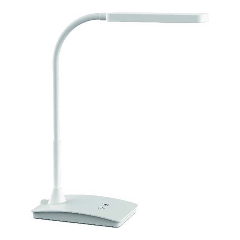Schreibtischlampe Metall/Ku.weiß H.max.360mm m.Standfuß