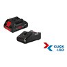 Bosch Starter-Set, 1 Akku ProCORE18V 4.0 Ah, Schnellladegerät GAL 18V-40 Professional