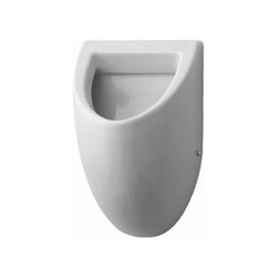Duravit Absaug-Urinal Fizz 30,5x28,5cm, Zulauf von hinten, weiß