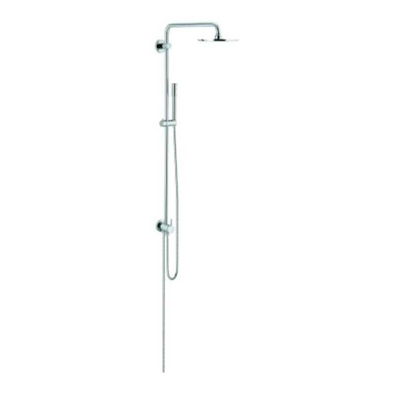 Grohe Duschsystem Rainshower 210 mit Umstellung, Wandmontage, chrom